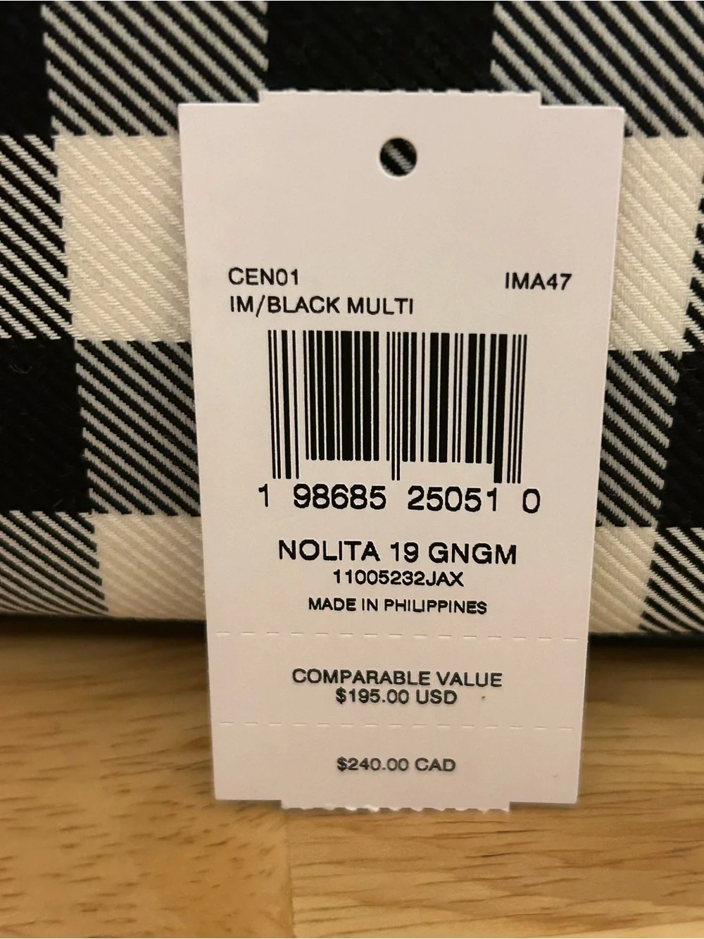 Coach mini wristlet